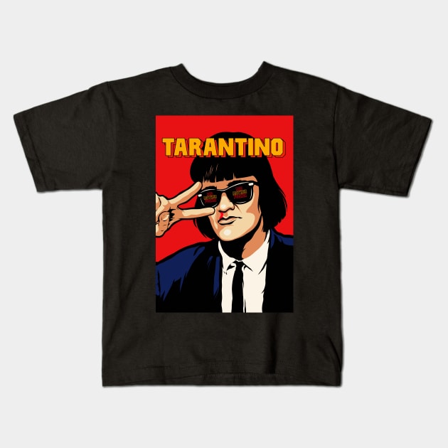 Tarantino Kids T-Shirt by Masterpopmind